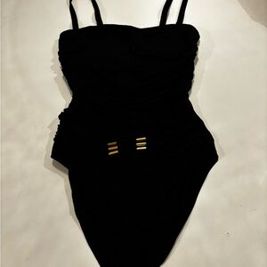 Bleu Rod Beattie Black One Piece Swimsuit